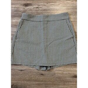 ZARA Skort Women’s  High Rise Skirt Shorts Back Zip Size M
